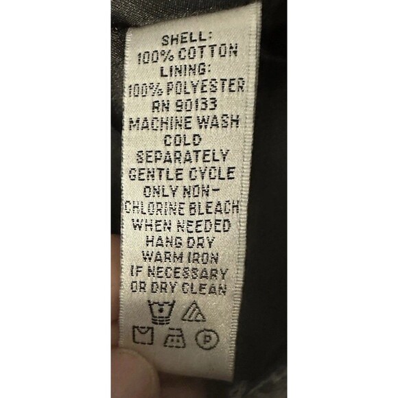 Linea by Louis Dell'Olio Black White Animal Print Jacket Snap Close Blazer Sz L - Picture 7 of 8